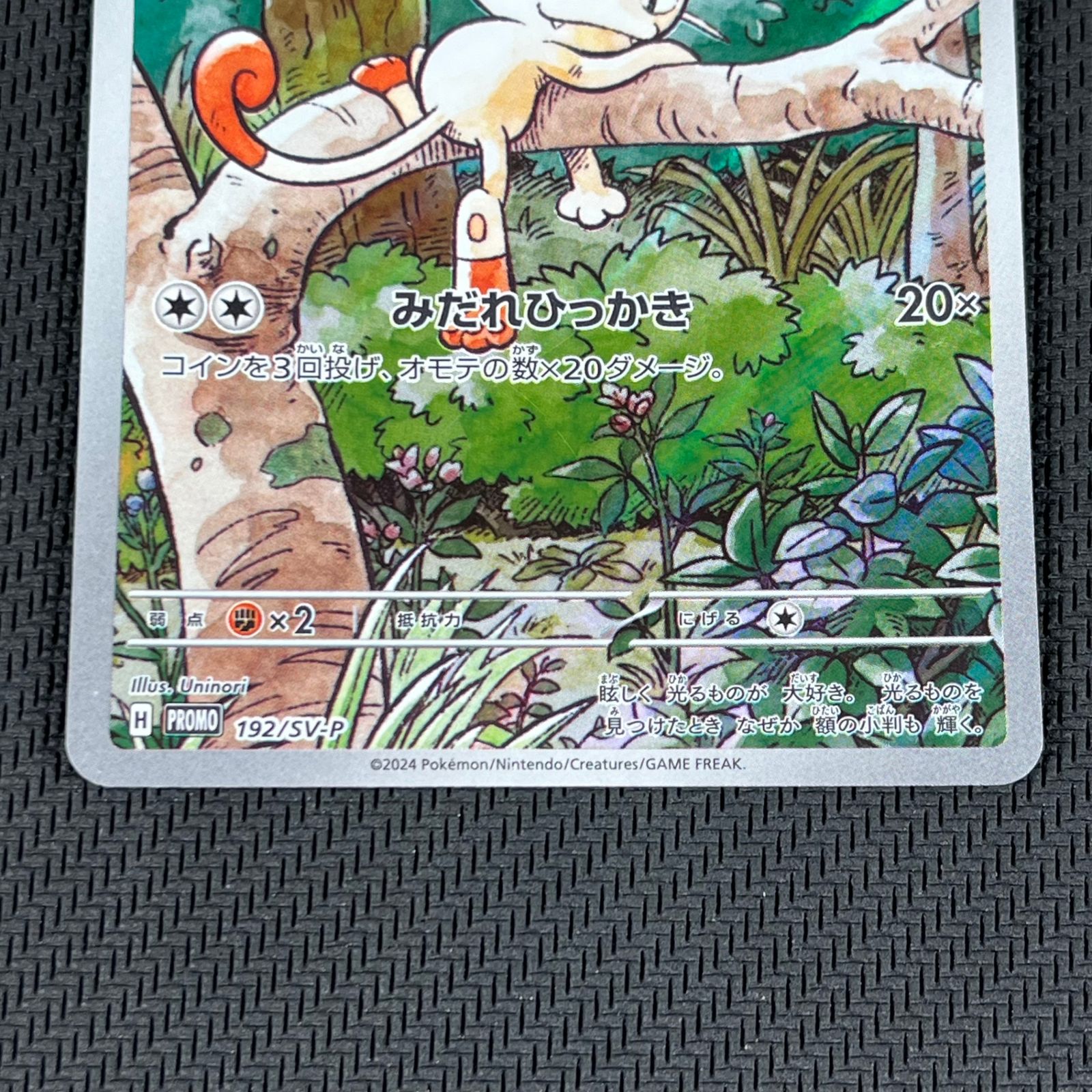 ニャース PROMO 192/SV-P スペシャルバトルセット ポケカ ニャース PROMO プロモ 192/SV-P スペシャルバトルセット