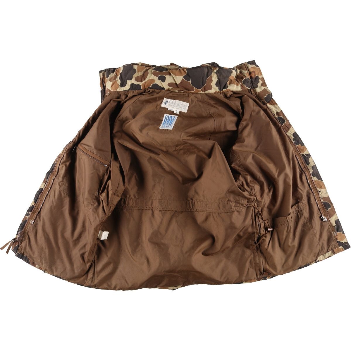 古着 90年代 コロンビア Columbia 白タグ OMNI‐TECH オムニテック 迷彩