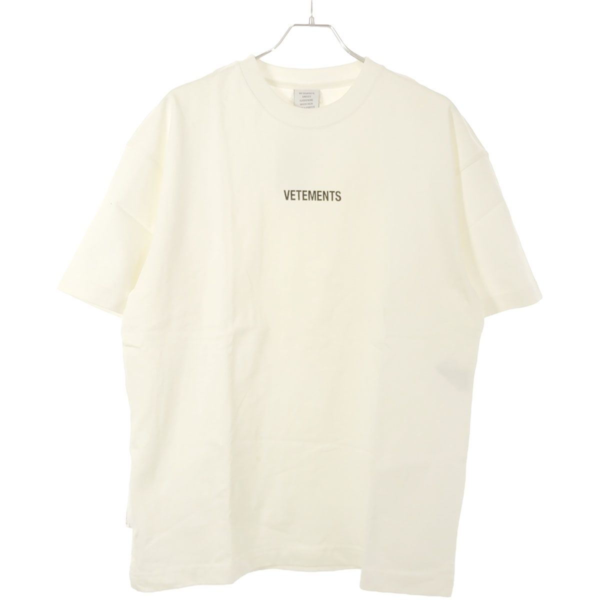 vetements 20aw Tシャツ VETEMENTS(ヴェトモン) 20AW LOGO FRONT BACK 