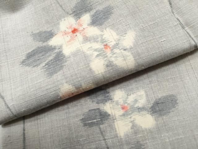 平和屋着物○小千谷紬 枝花文 正絹 逸品 CAAS7189yc - メルカリ