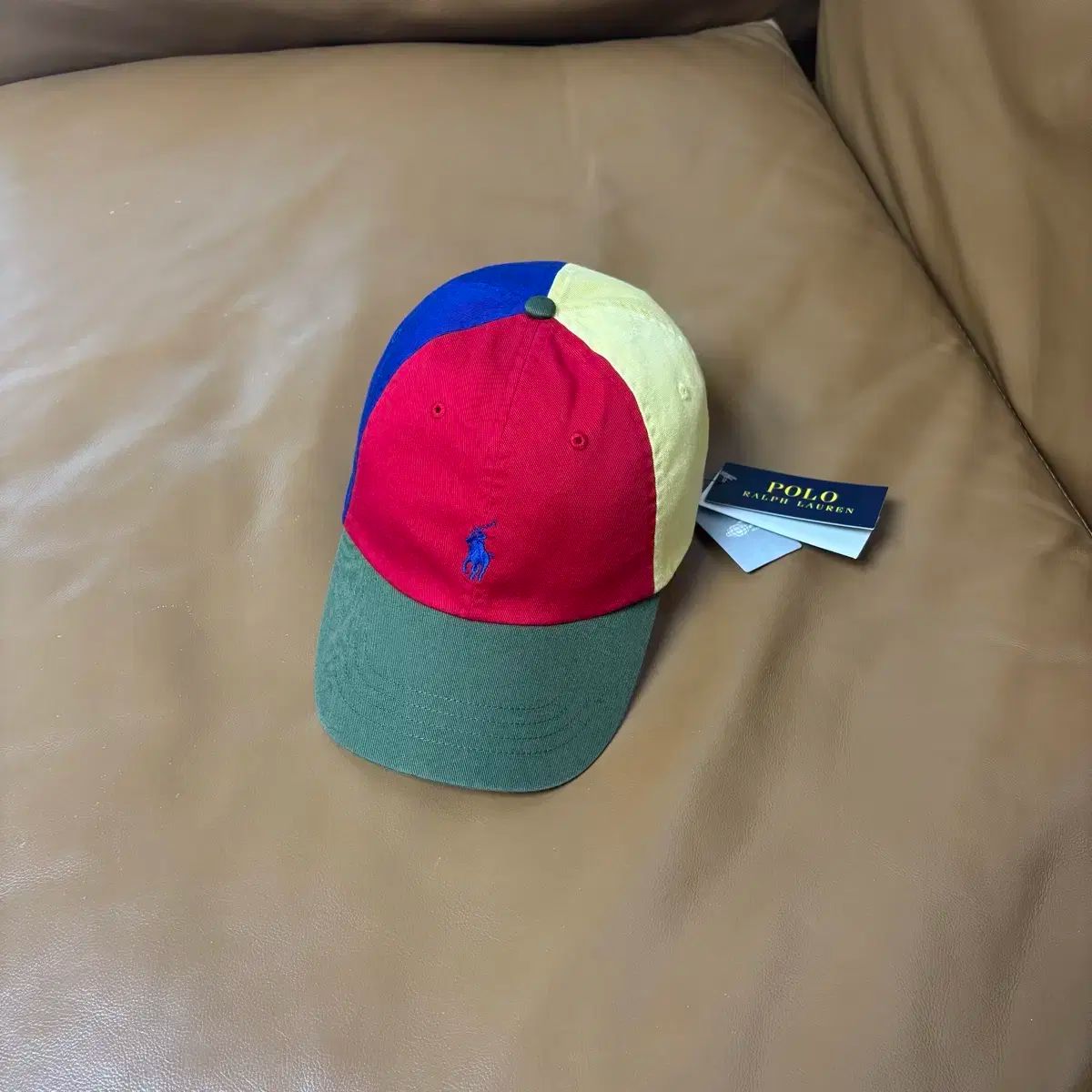 POLO x BEAMS ポロxビームス トリプル ポニー 6パネル ベースボールキャップ 帽子