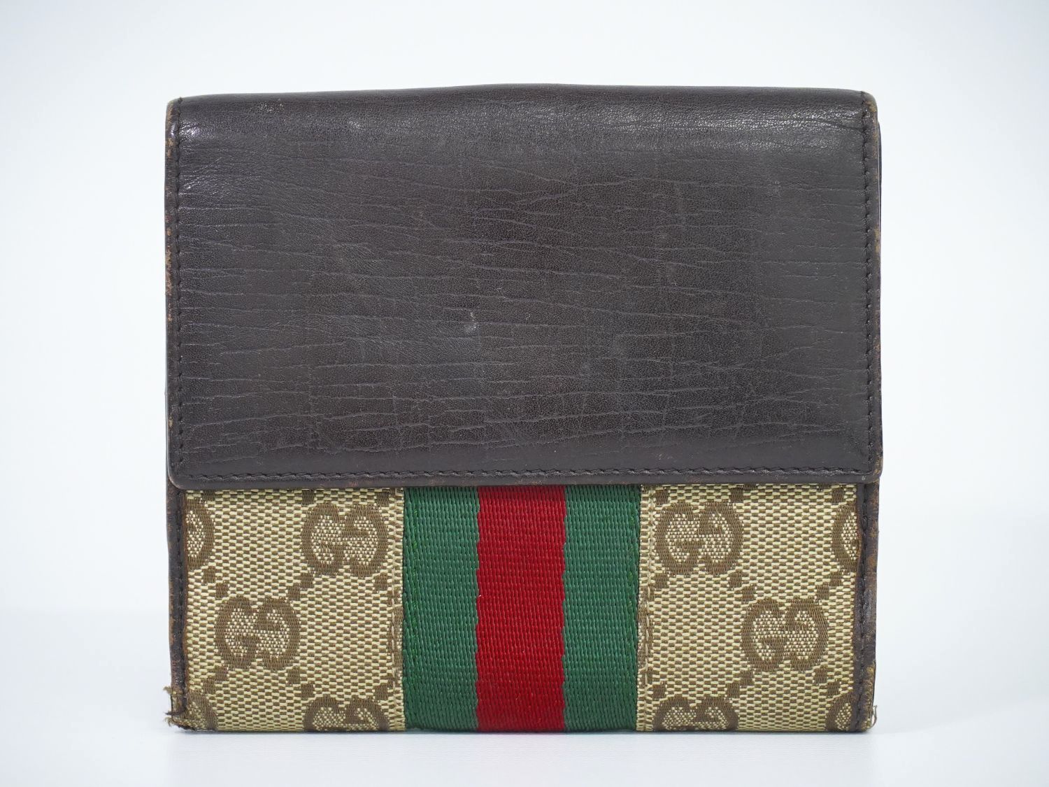 GUCCI グッチ　折り財布　シェリーライン　ジャッキー　GGキャンバス jpbrands_n4054786