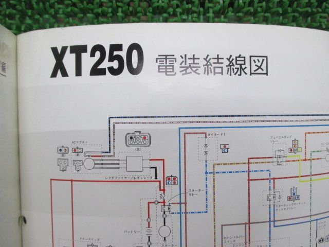 セロー250 サービスマニュアル ヤマハ 正規 中古 バイク 整備書 配線図有り XT250セロー SEROW 3C56 3C5C 車検 整備情報