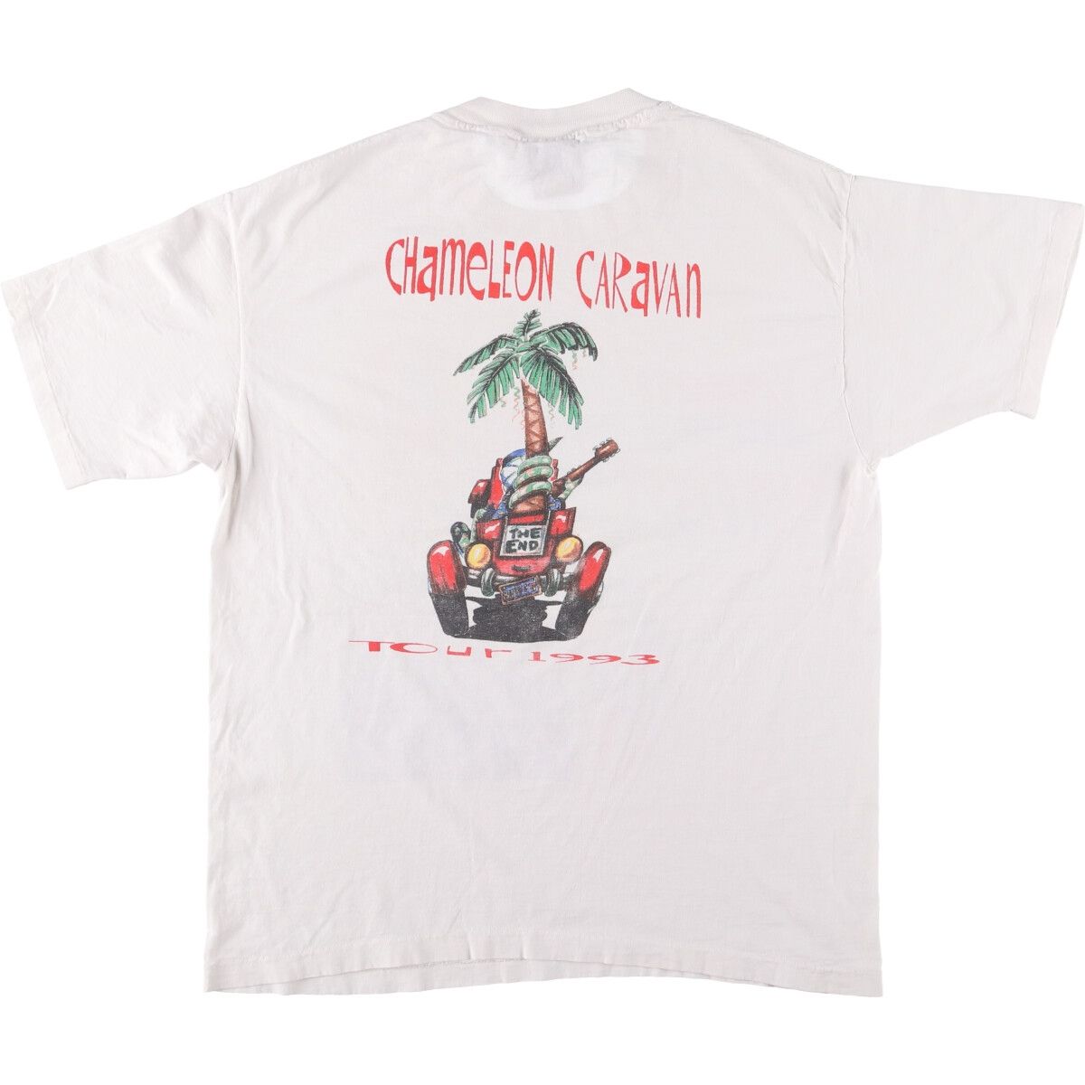 1996 JIMMY BUFFETT ジミーバフェット ツアーT XL USA製 90s 大きいサイズ XL ☆ ジミー バフェット ツアー プリント