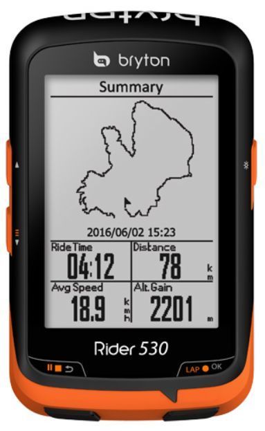 bryton Rider 530 サイクルコンピューター Bryton/ブライトン Rider 530 GPS サイクリングコンピュータ