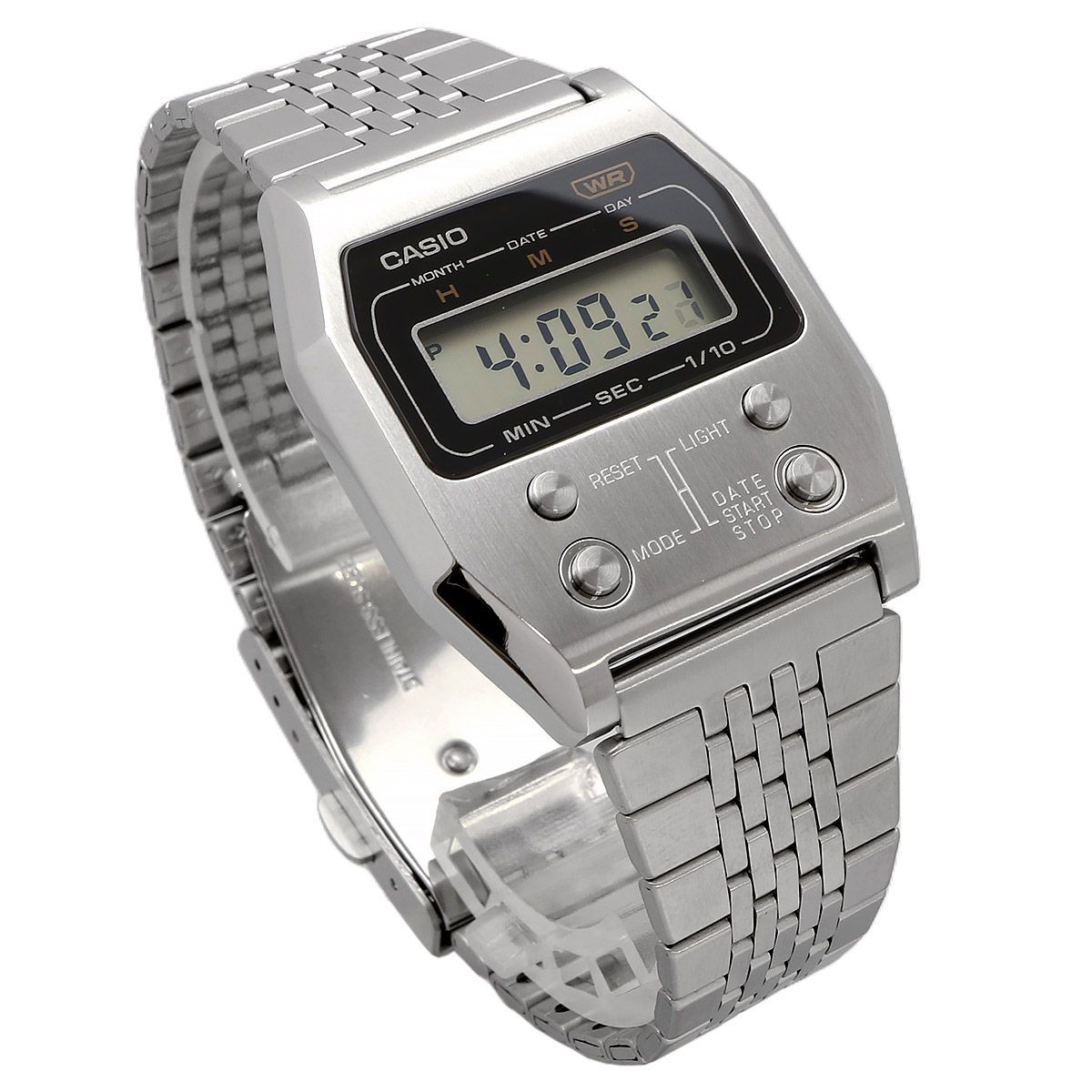 新品 未使用 時計 CASIO 腕時計 カシオ 時計 ウォッチ チープカシオ チプカシ 復刻モデル デジタル ユニセックス シルバー 海外モデル A1100D-1 [並行輸入品]