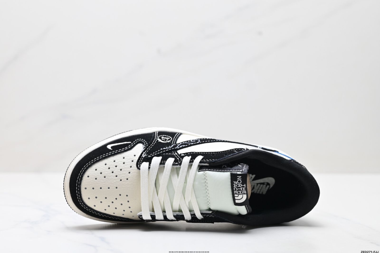 Travis Scott x Air Jordan 1 Reverse Mocha AJ1 トラヴィス スコット x エア ジョーダン 1 リバースモカ ライトニング バスケットボールシューズ-MM輸入1