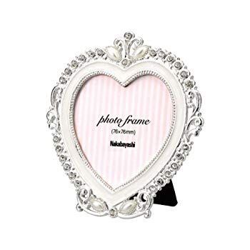 【中古】【非常に良い】ナカバヤシ インテリアフォトフレーム 76x76mm ホワイト フ-TA-107-W wgteh8f