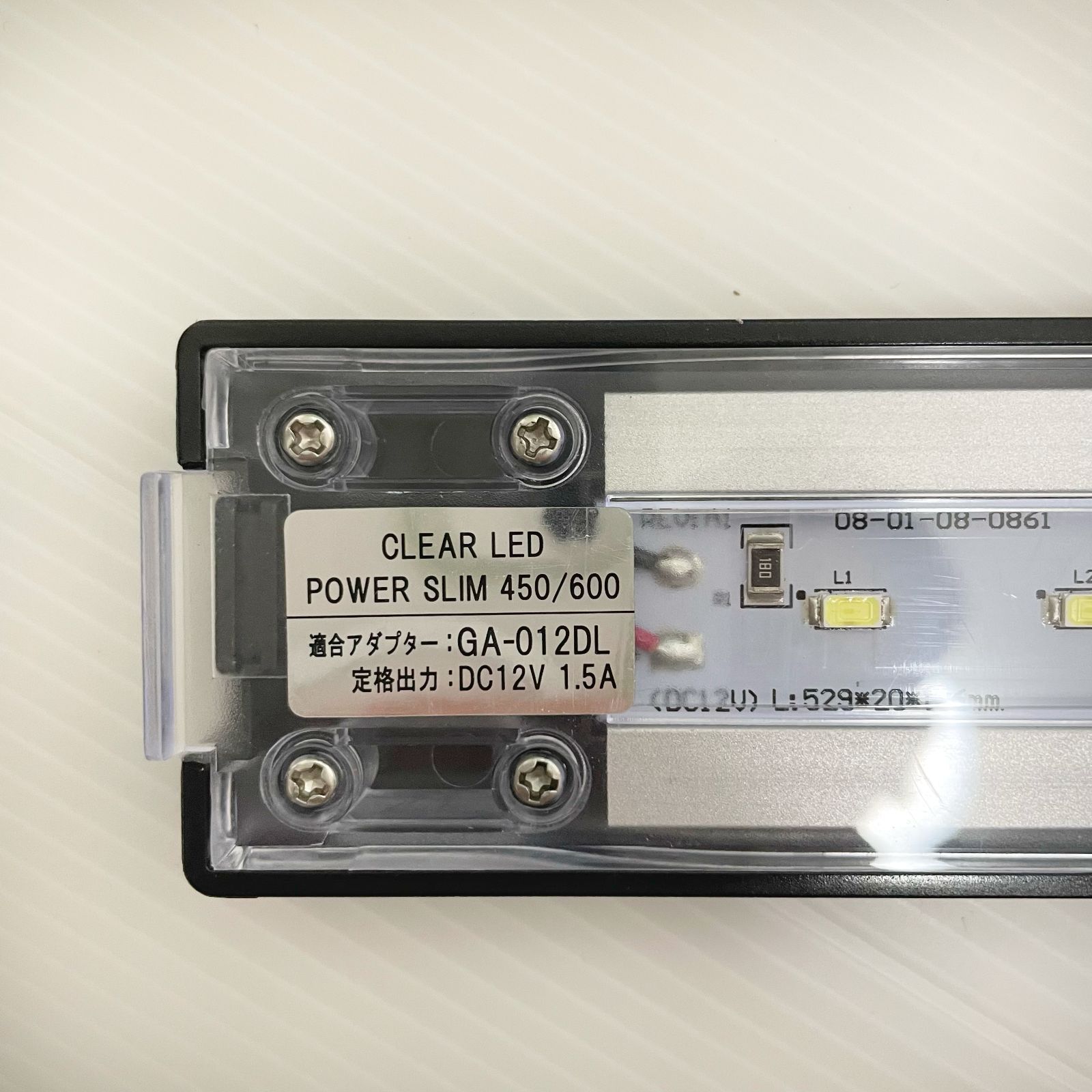 GEX クリアLED POWER SLIM 600 ブラック 60cm水槽用LED - メルカリ