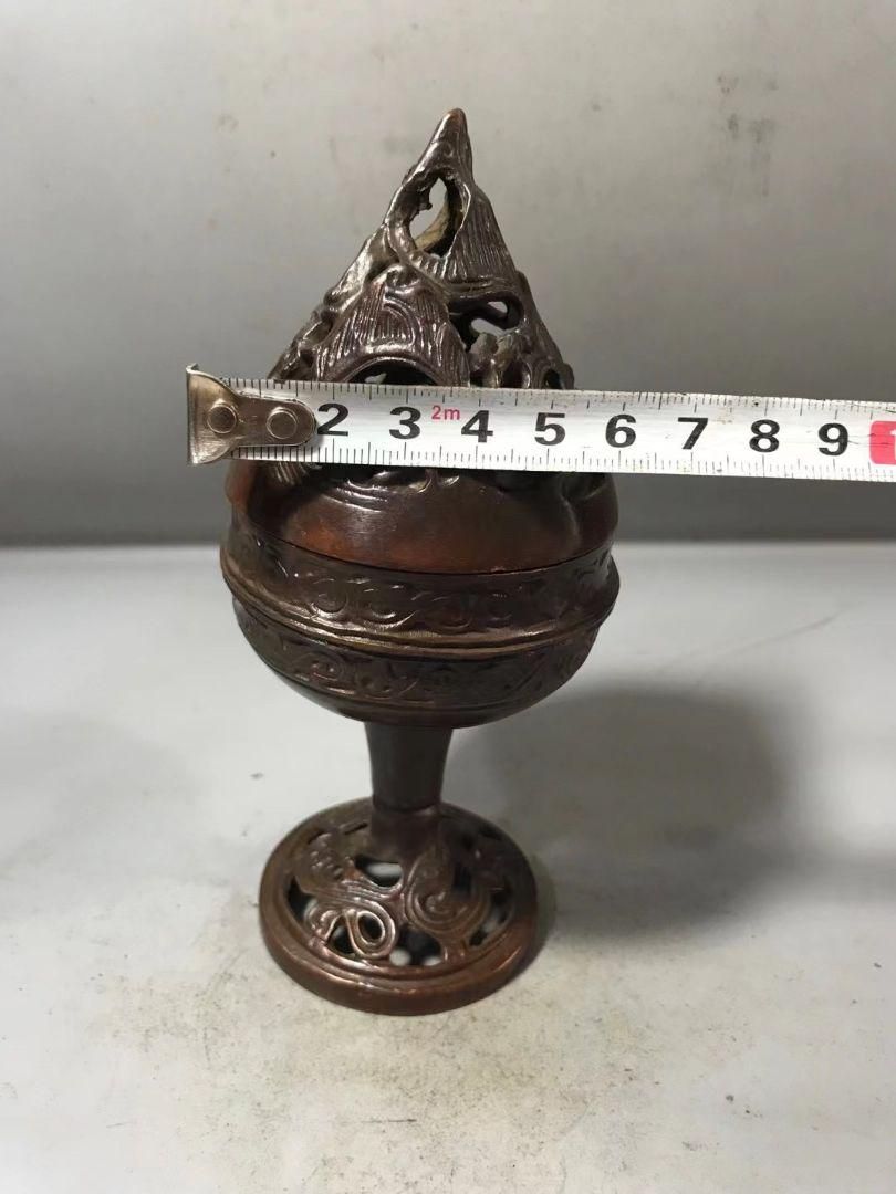 銅製 香炉 盤竜博山炉 茶道具 香道具 装飾品 工芸品 置物 銅製 香炉 盤竜博山炉 茶道具 香道具 装飾品 工芸品 置物 - メルカリ