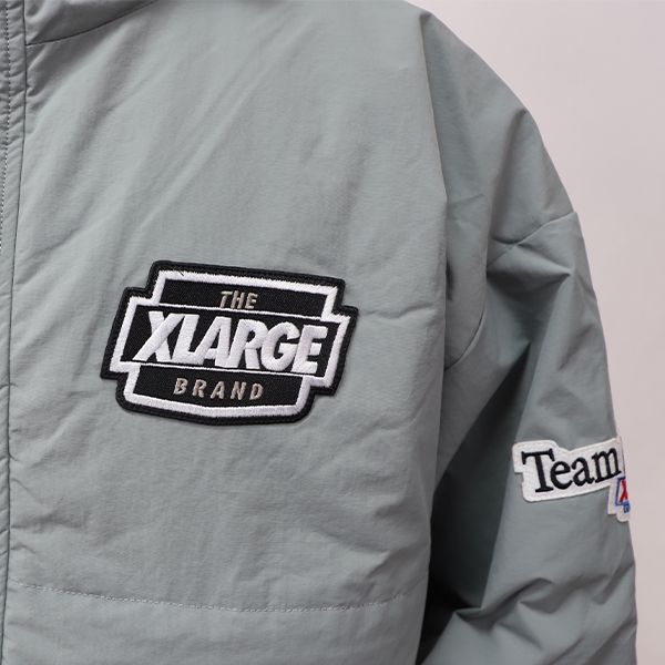 XLARGE】エクストララージ 中綿ジャケット グレー 22年冬物 - セレクト