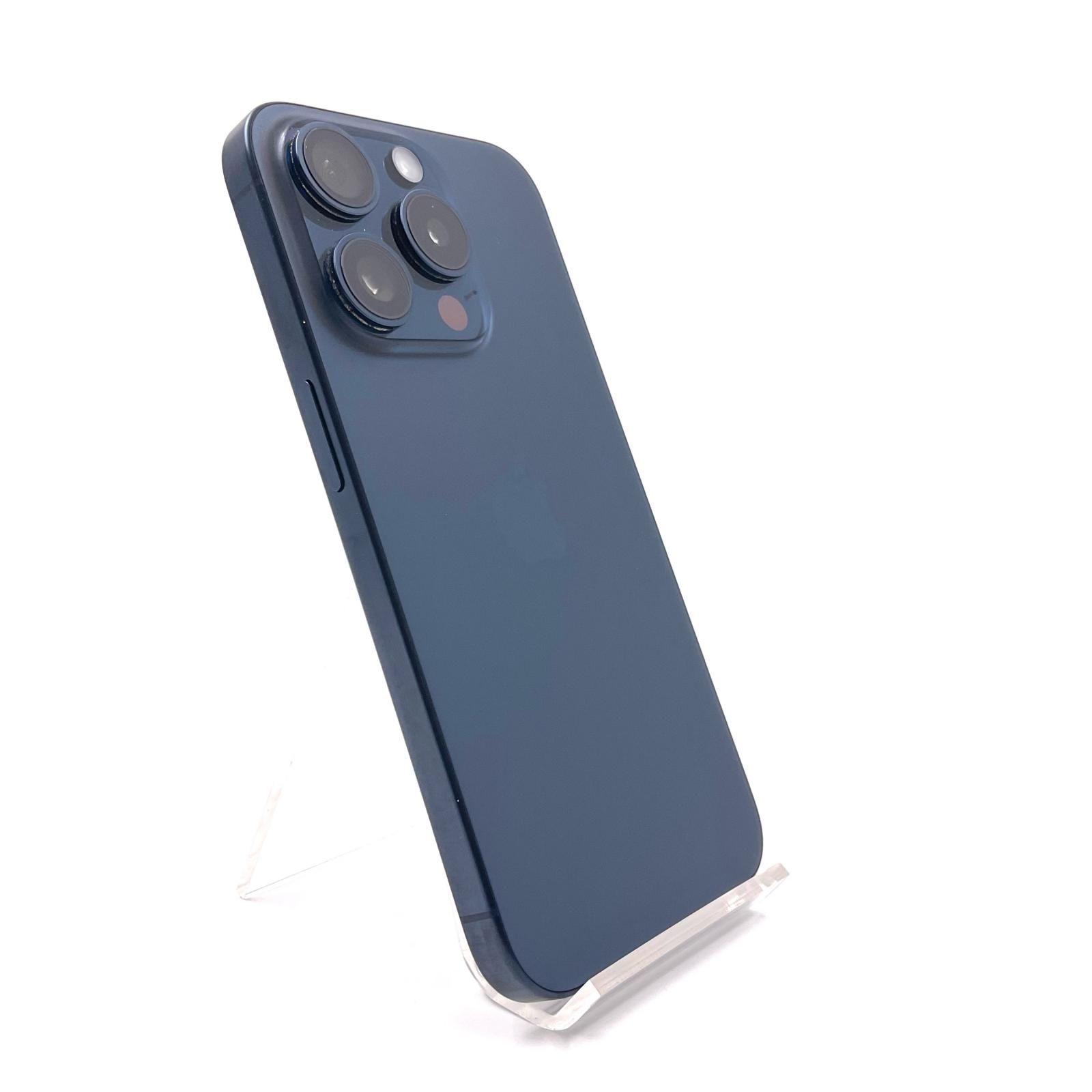 iPhone 15 Pro 256GB ブルーチタニウム Softbank 86% - メルカリ