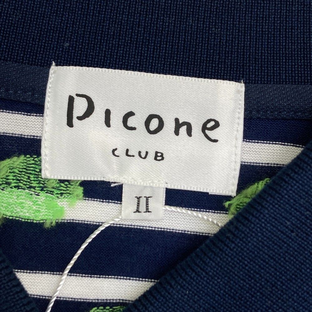 サイズ：2 PICONE CLUB ピッコーネクラブ  半袖ポロシャツ  ホワイト系 [240101449159] ゴルフウェア レディース ストスト サイズ：2 PICONE CLUB ピッコーネクラブ 半袖ポロシャツ