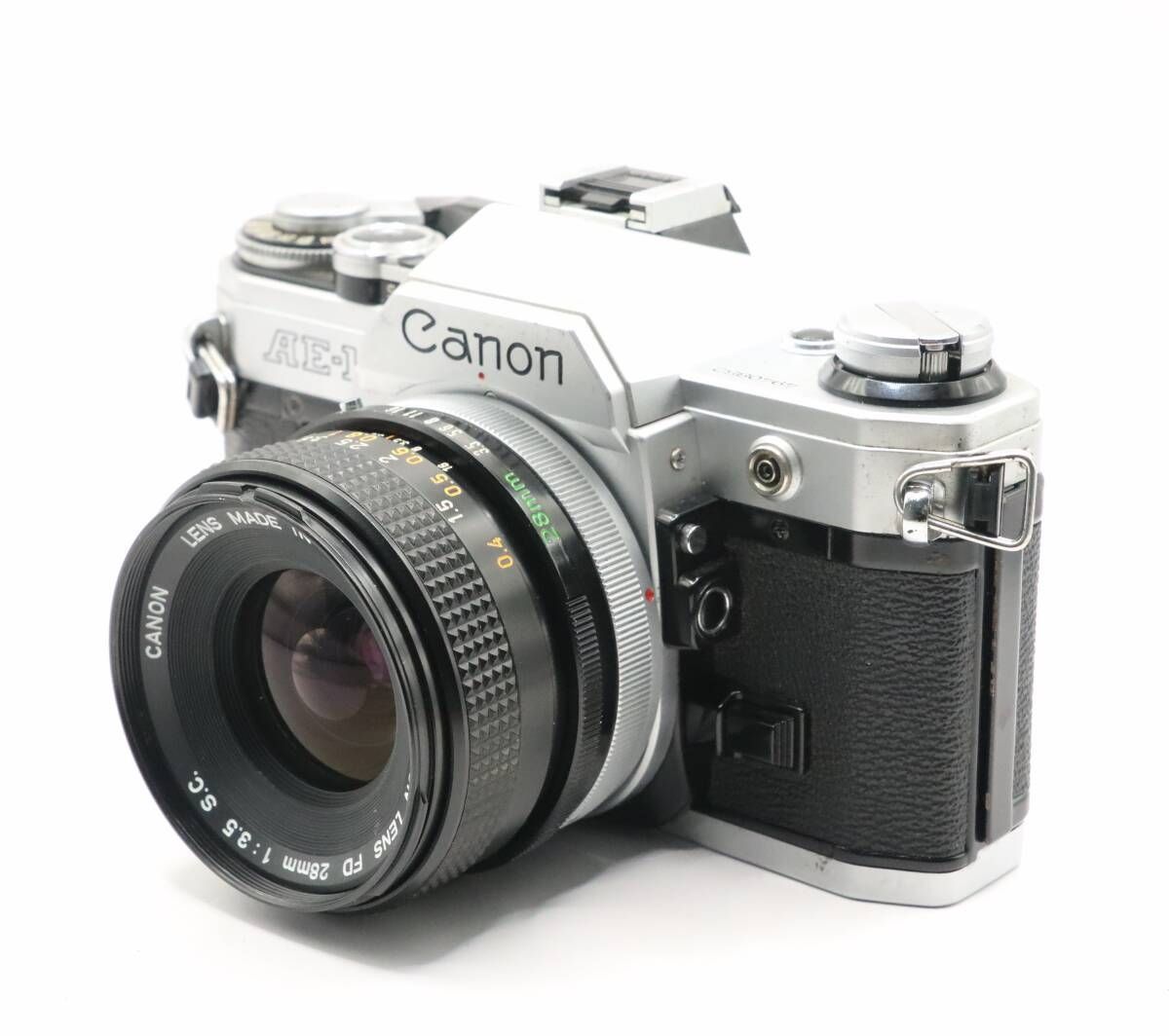 キヤノン CANON AE-1 シルバー FD 28mm F3.5 S.C. W0555＃2351