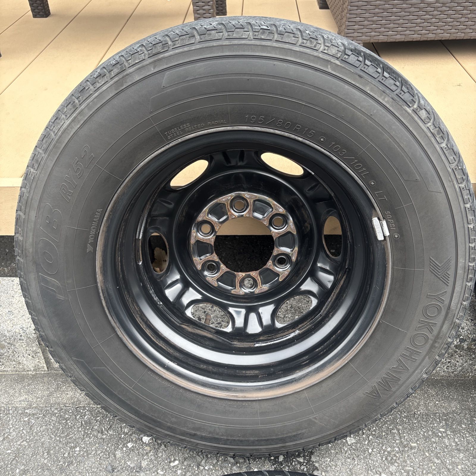 キャラバン 純正ホイールタイヤセット