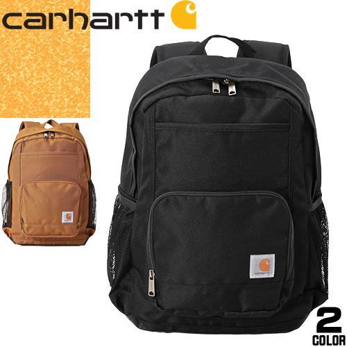 カーハート Carhartt リュック リュックサック バックパック デイパック メンズ レディース ワークバッグ 通勤 通学 アウトドア ストリート おしゃれ 黒 ブラック 23L SINGLE COMPARTMENT BACKPACK B0000275