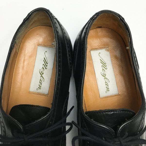 試着交換OK！Mezlan　メスラン　スペイン製Vintage タグ　キャップトゥ　ビジネスシューズ〈黒/BLACK/ブラック〉size9M/メンズ//men's 菅NO.WZG-46 試着交換OK！Mezlan メスラン スペイン製Vintage タグ キャップトゥ