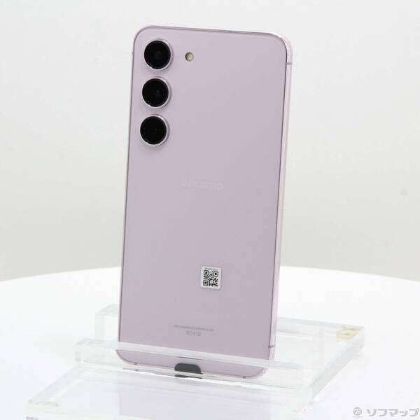 未使用品〕 未使用品 Galaxy S23 256GB ラベンダー SC-51D docomo SIM 