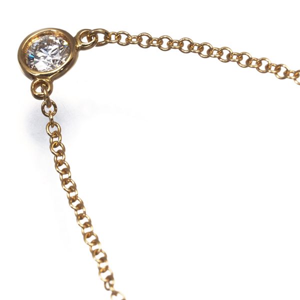 美品　ティファニー　0.12カラット　ダイヤモンド ネックレス　バイザヤード 美品 TIFFANY ティファニー バイザヤード ダイヤモンド