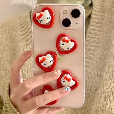 ☆在庫限り⭐︎かわいい キティ iphoneケース キティちゃん iphone14ケース iPhone13/12/ケース 韓国 - メルカリ