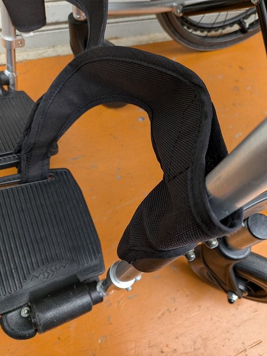 レッグサポート代用品 アルミ自走車いす
