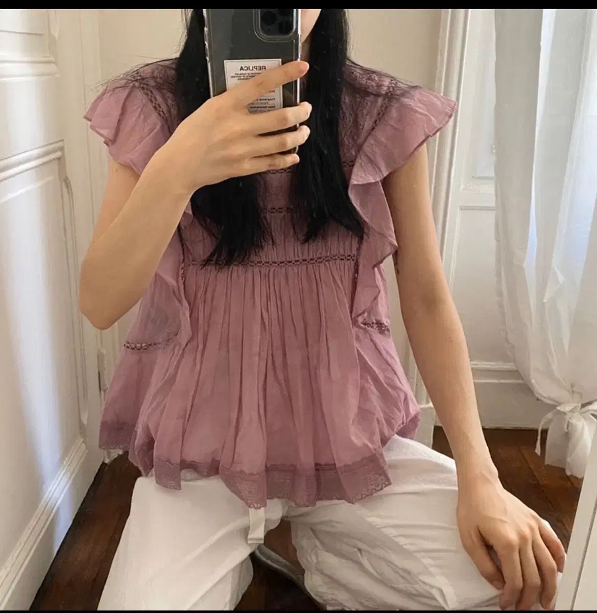Isabel Marant イサベル マラン エトワール ラヨナ Layona ブラウス ピンク 36