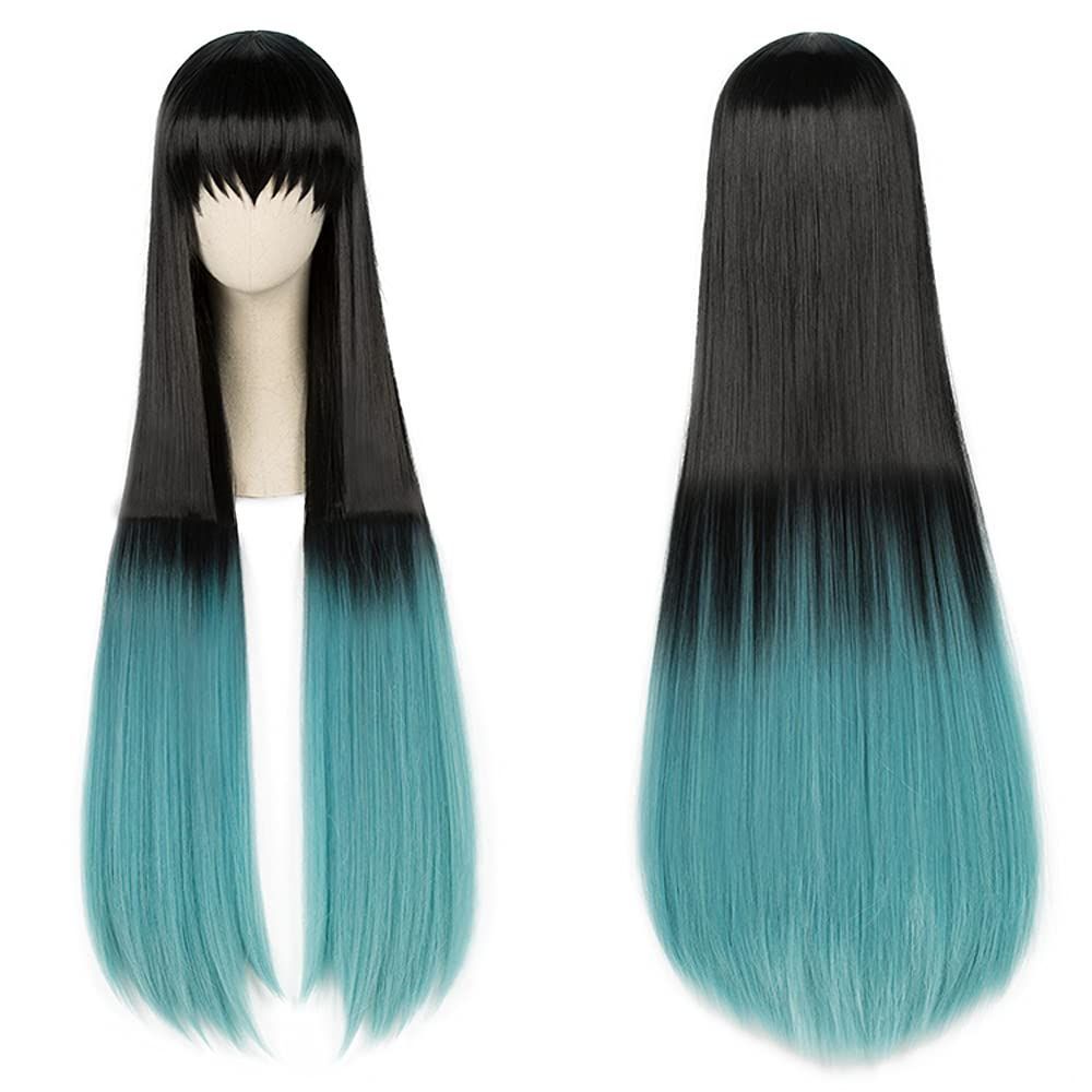 耐熱コスプレウィッグ 二番目の城 時透 無一郎 Costume cosplay wig +おまけ3点 専用ネットと ヘアピンとメモパッド付