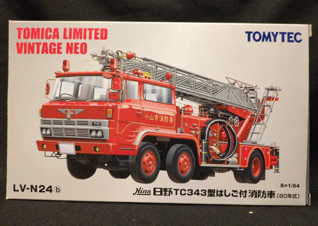 トミーテック TOMICA LIMITED VINTAGE NEO 日野 TC343型 はしご付消防
