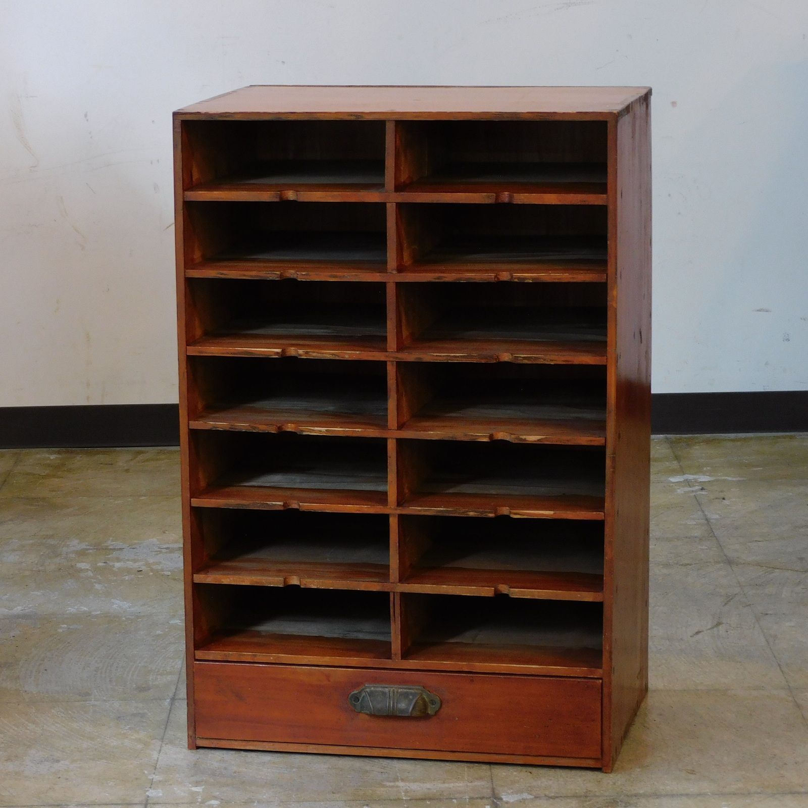 アンティーク】スチール 書類ケース インダストリアル 昭和レトロ 道具