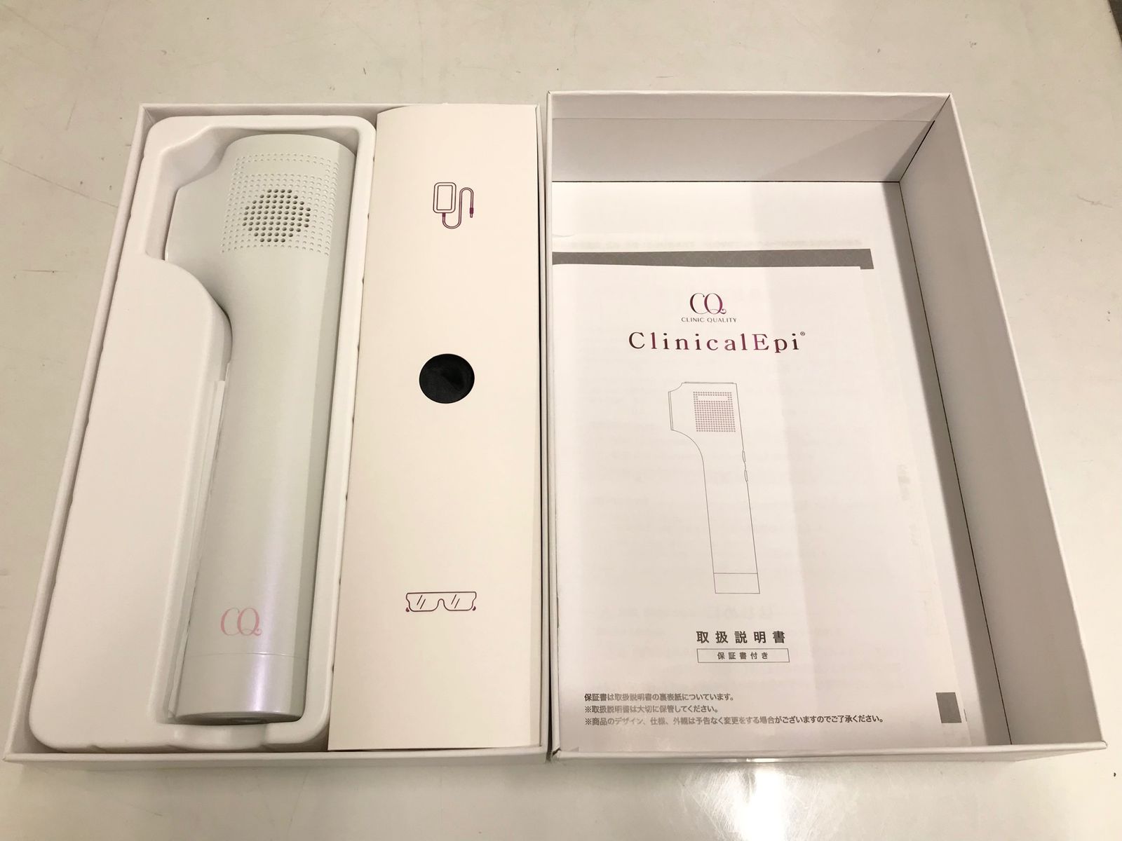 CQ クリニカルエピ Clinical Epi 家庭用脱毛器 美容機器 2022