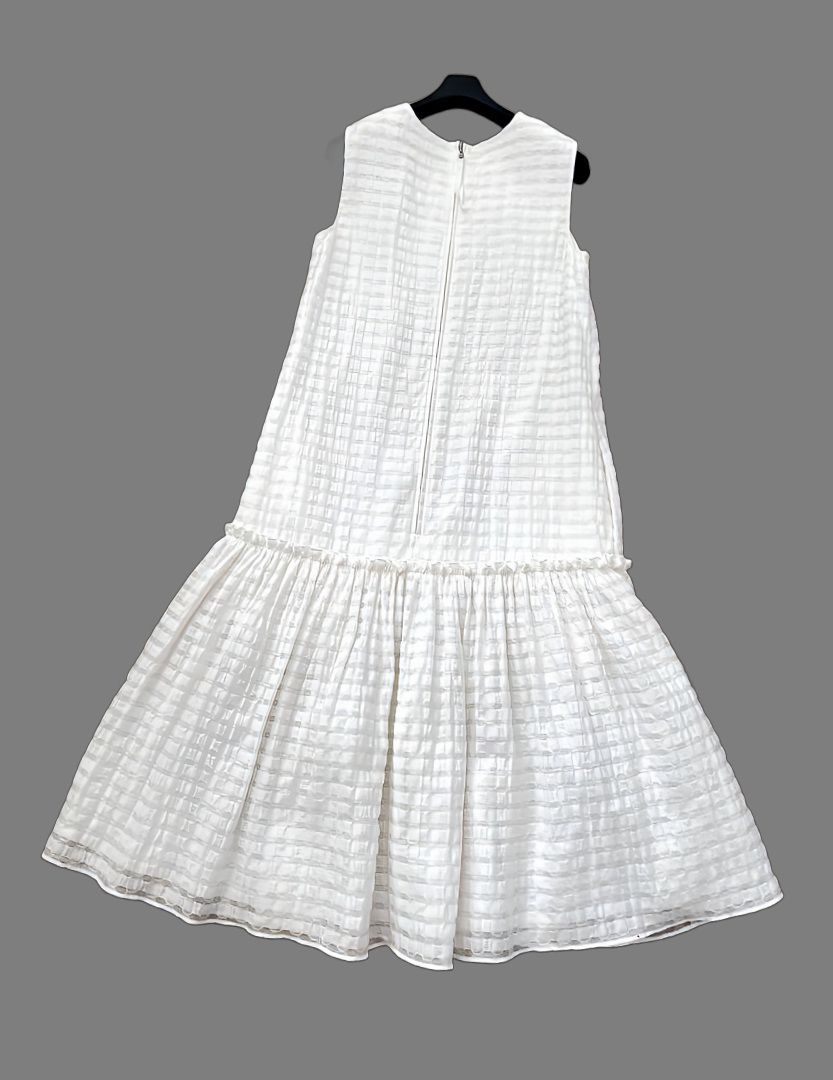 FOXEY/フォクシー 38170 リネン混 ノースリーブ ワンピース38 - メルカリ