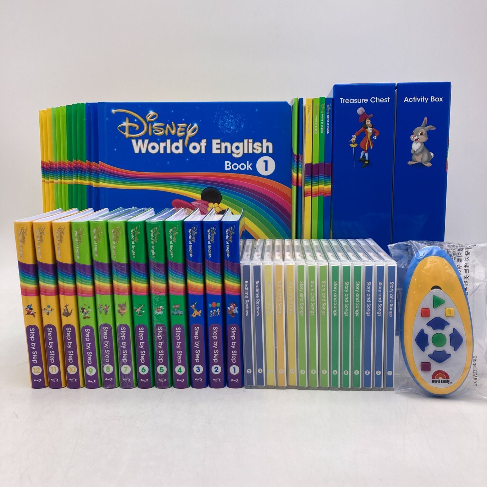 2021年 メインプログラムセット ブルーレイ 絵本 CD ディズニー英語システム DWE Disney ワールドファミリー 1206621