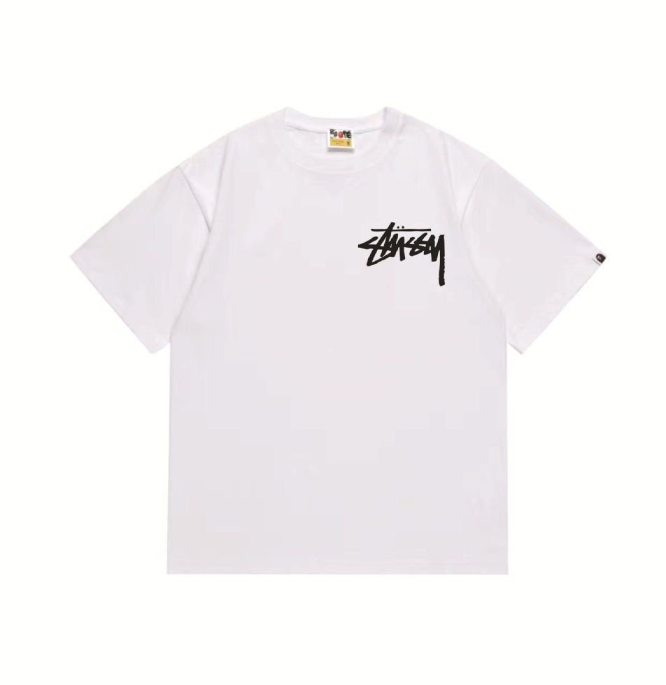 新品未使用】Stussy x A BATHING APE アベイシングエイプ bape T