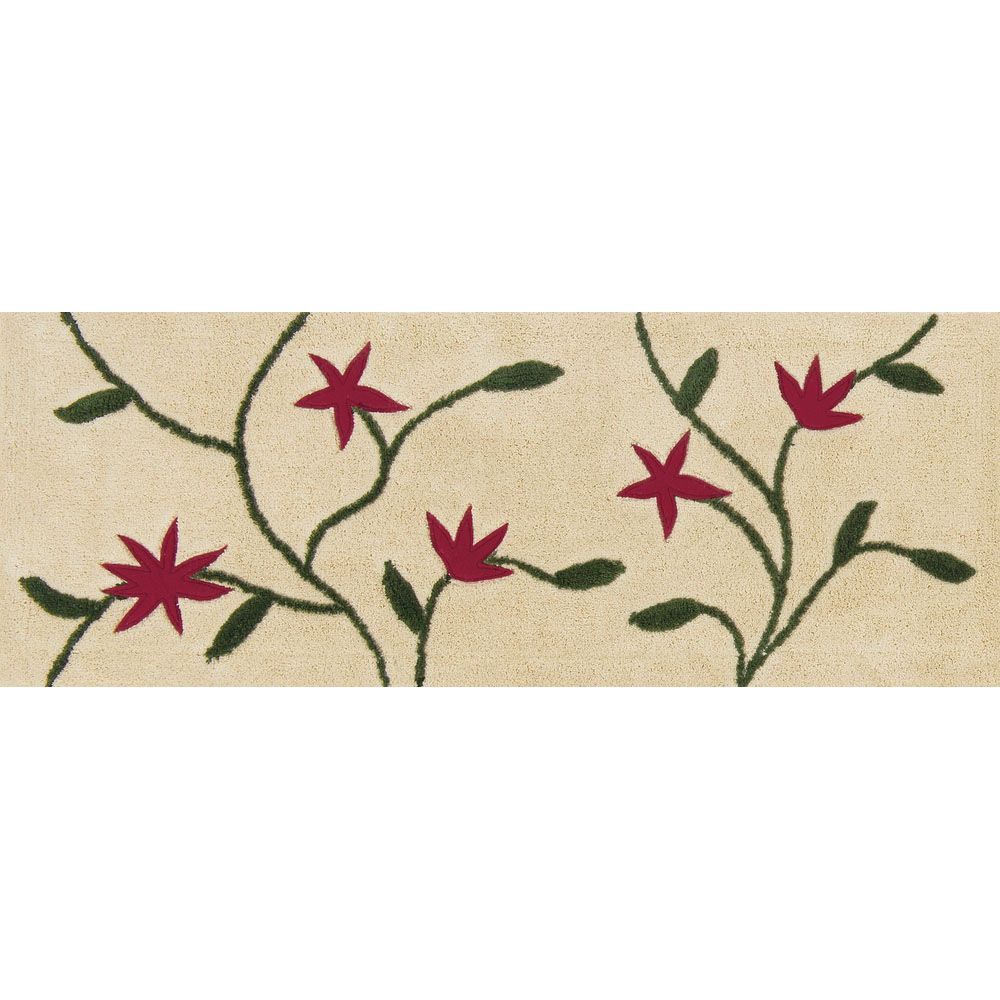 アメリア2|ベージュ シビラ ロングマット 45x240cm シビラ キッチンマット 240cm キッチン マット 台所マット 足元マット Sybilla ロングマット ロングサイズ 洗える おしゃれ 洗濯機 45cm 45×240 テキスタイル