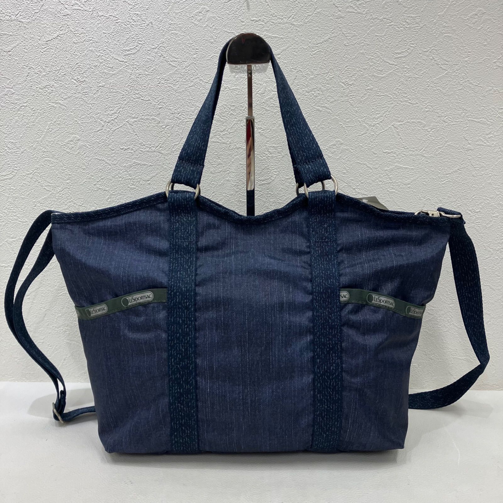 レスポートサック ネイビー familiar ショルダーバッグ 2way