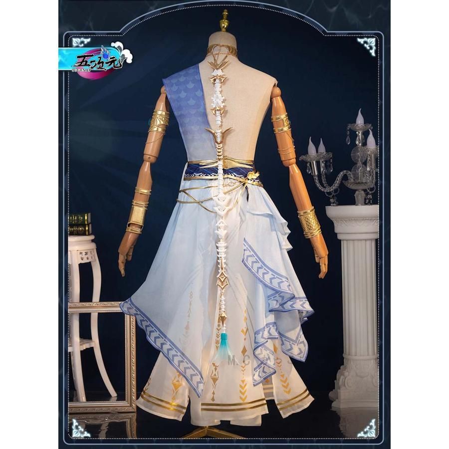 ♥ 五次元 恋と深空 ホムラ 潮汐の神 コスプレ 衣装 ウィッグ 靴 追加可 CS0917BJ 文化祭