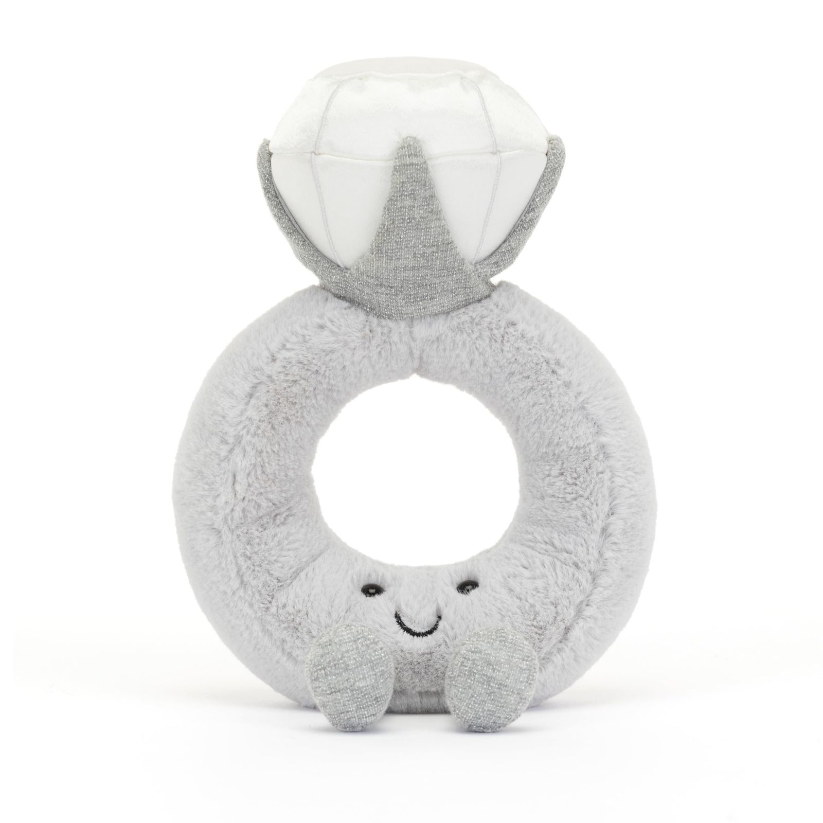 　Diamondring　ダイヤモンドリング　結婚指輪ぬいぐるみ Jellycat Amuseables ダイヤモンドリングぬいぐるみ 8インチ
