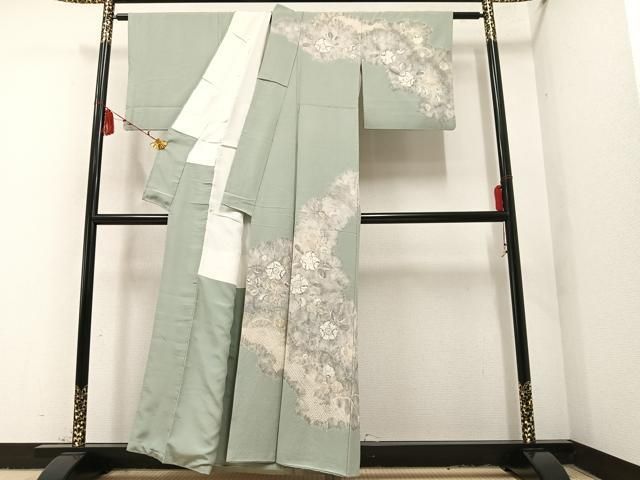 平和屋着物○訪問着 絞り 辻が花 金彩 正絹 逸品 CAAM4448vf