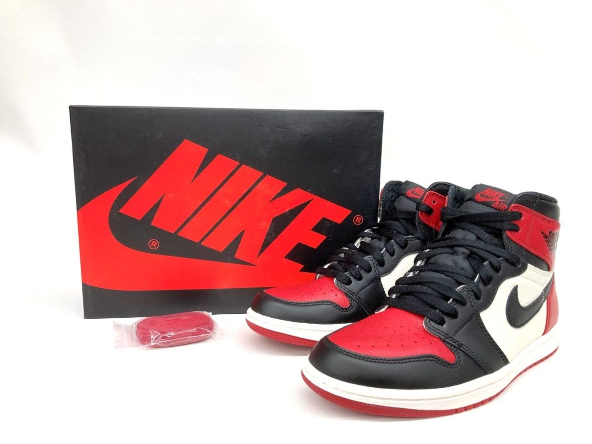 NIKE (ナイキ) AIR JORDAN 1 RETRO HIGH OG BRED TOE エアジョーダン1 ...