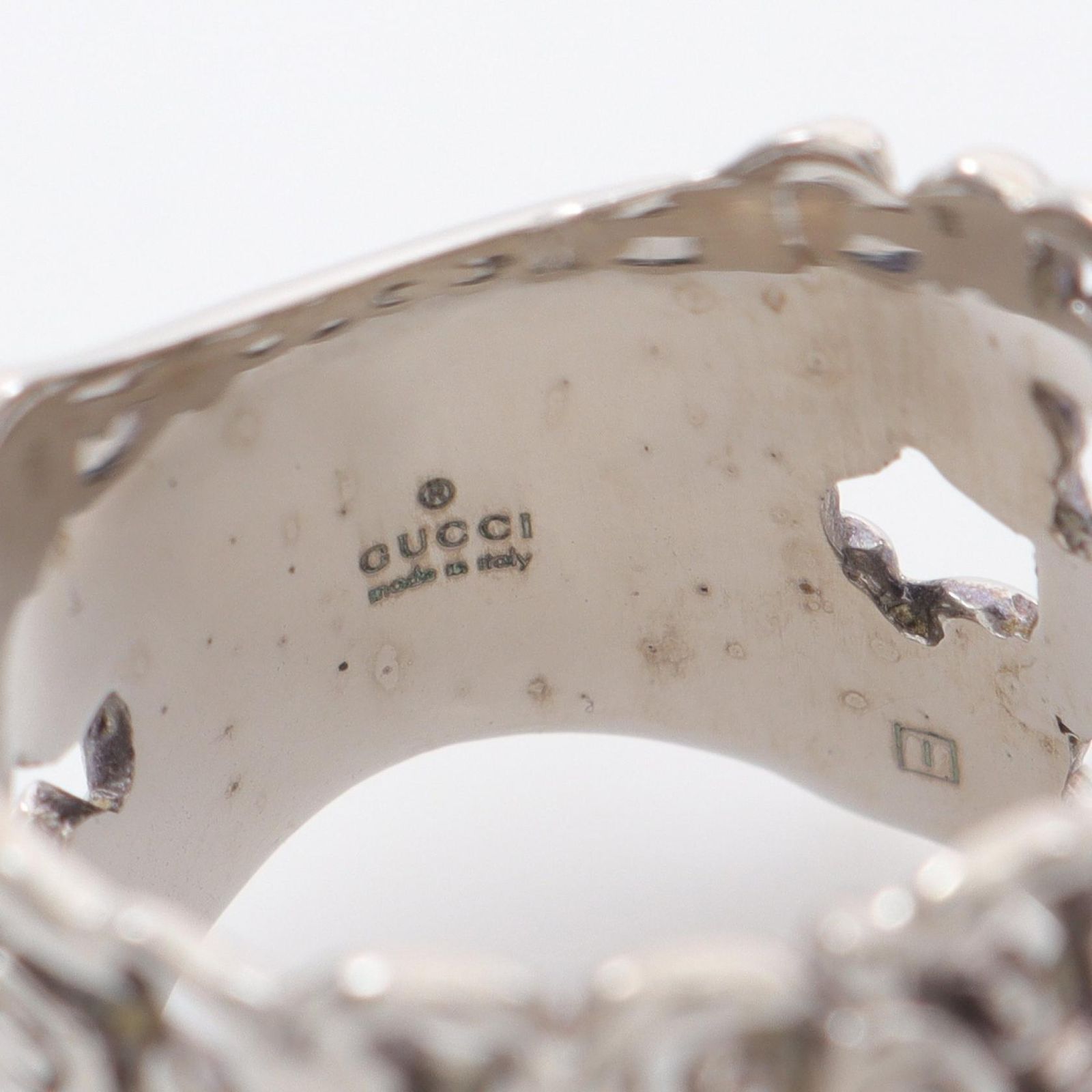 グッチ GUCCI リング・指輪 ステンレススチール リング
