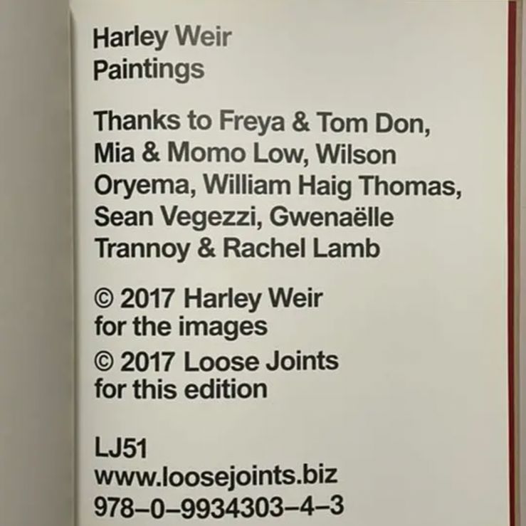 写真集 Harley Weir Paintings - メルカリ