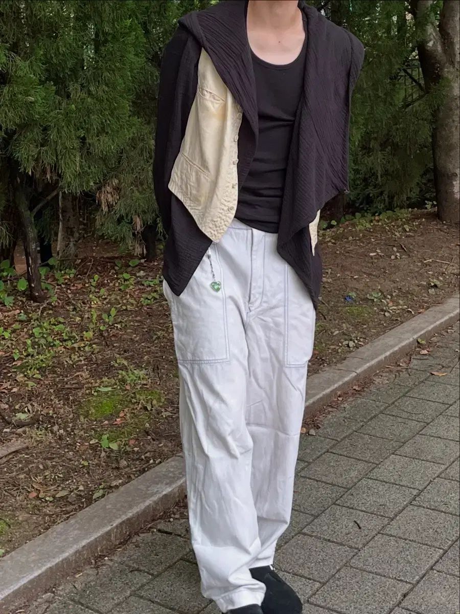 YOHJI YAMAMOTO ヨウジヤマモト Ys スティッチ ファティーグパンツ