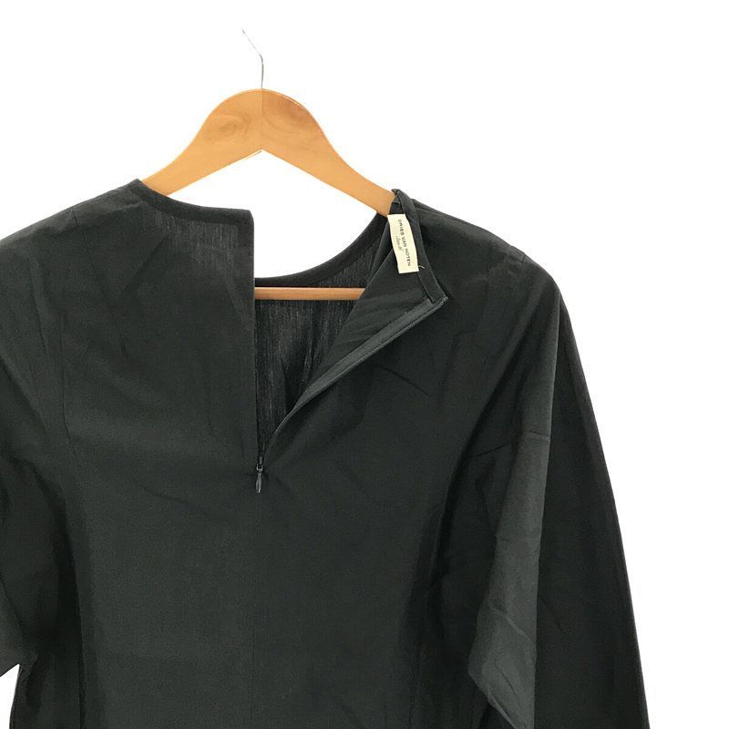 【美品】  DRIES VAN NOTEN / ドリスヴァンノッテン | コットン パネル 切替 クルーネック プルオーバー ブラウス | 36 | チャコール | レディース DRIES VAN NOTEN - 【美品】 DRIES VAN NOTEN / ドリスヴァンノッテン