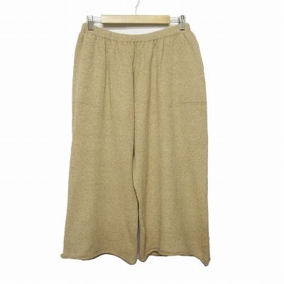 SETSUKO TORIIニット7分丈パンツ セツコトリイ SETSUKO TORII 鳥居節子 ニットパンツ 七分丈 絹