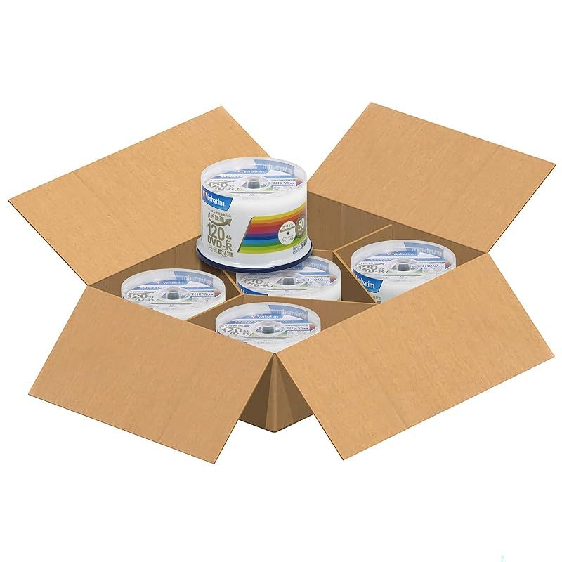 .co.jp バーベイタムジャパン Verbatim Japan 1回録画用 DVD-R CPRM 120分 250枚 50枚x5パック ホワイト 片面1層 1-16倍速 VHR12JP50V4 1