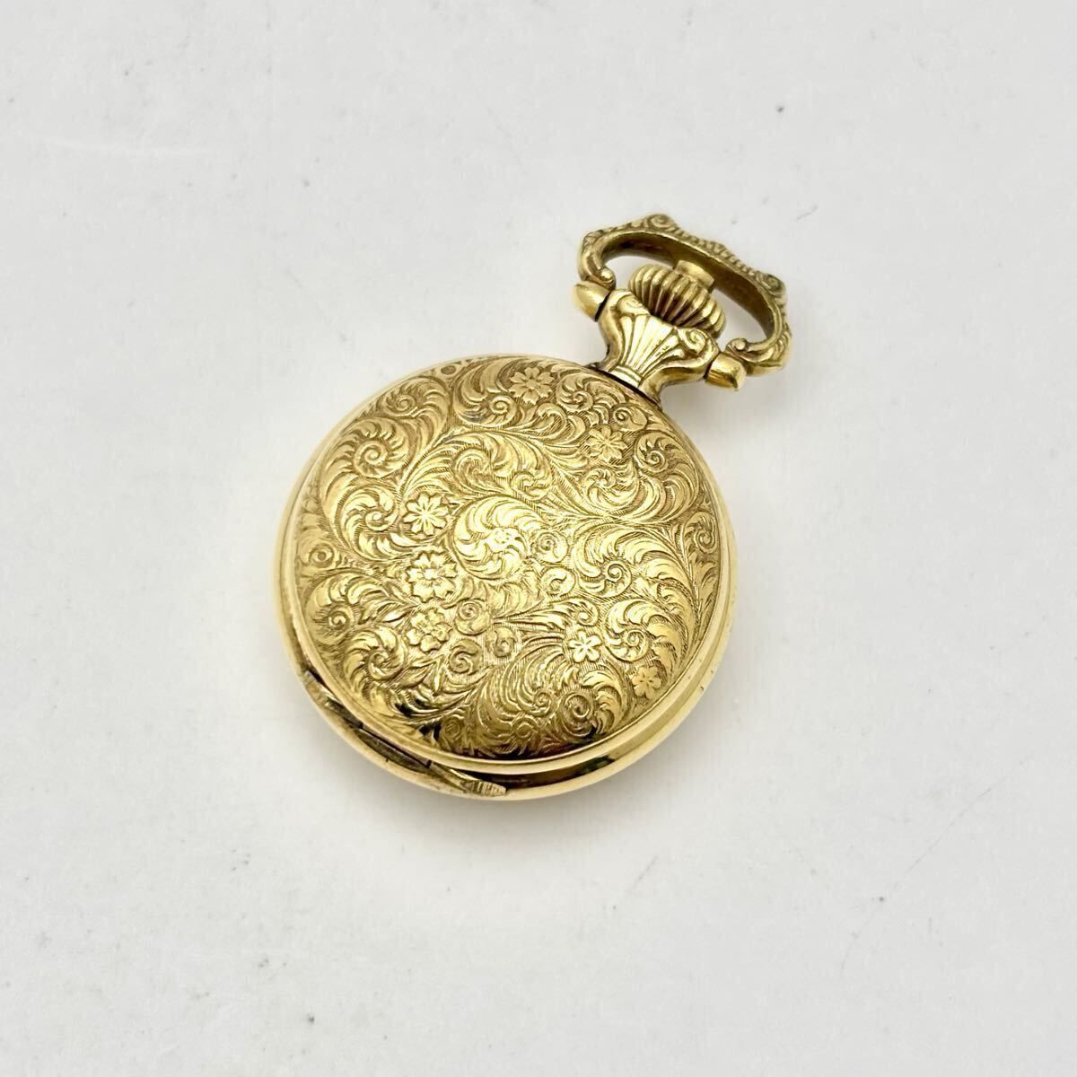 電池 Valgine ヴァルジン 機械式 手巻き ゴールド ローマン ヴィンテージ 懐中時計