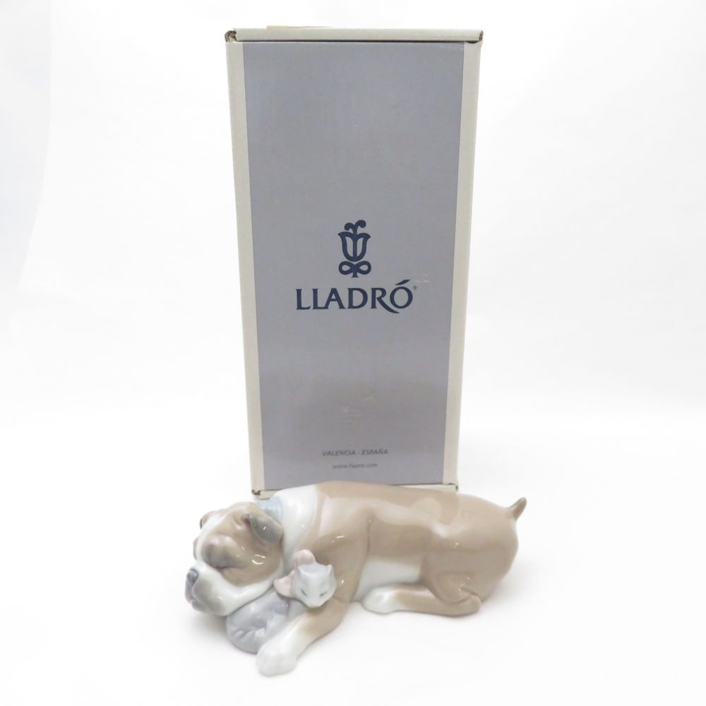 美品 LLADRO リヤドロ 6417 「仲良し」 フィギュリン 犬 置物 オブジェ 陶器 SY10429H - メルカリ