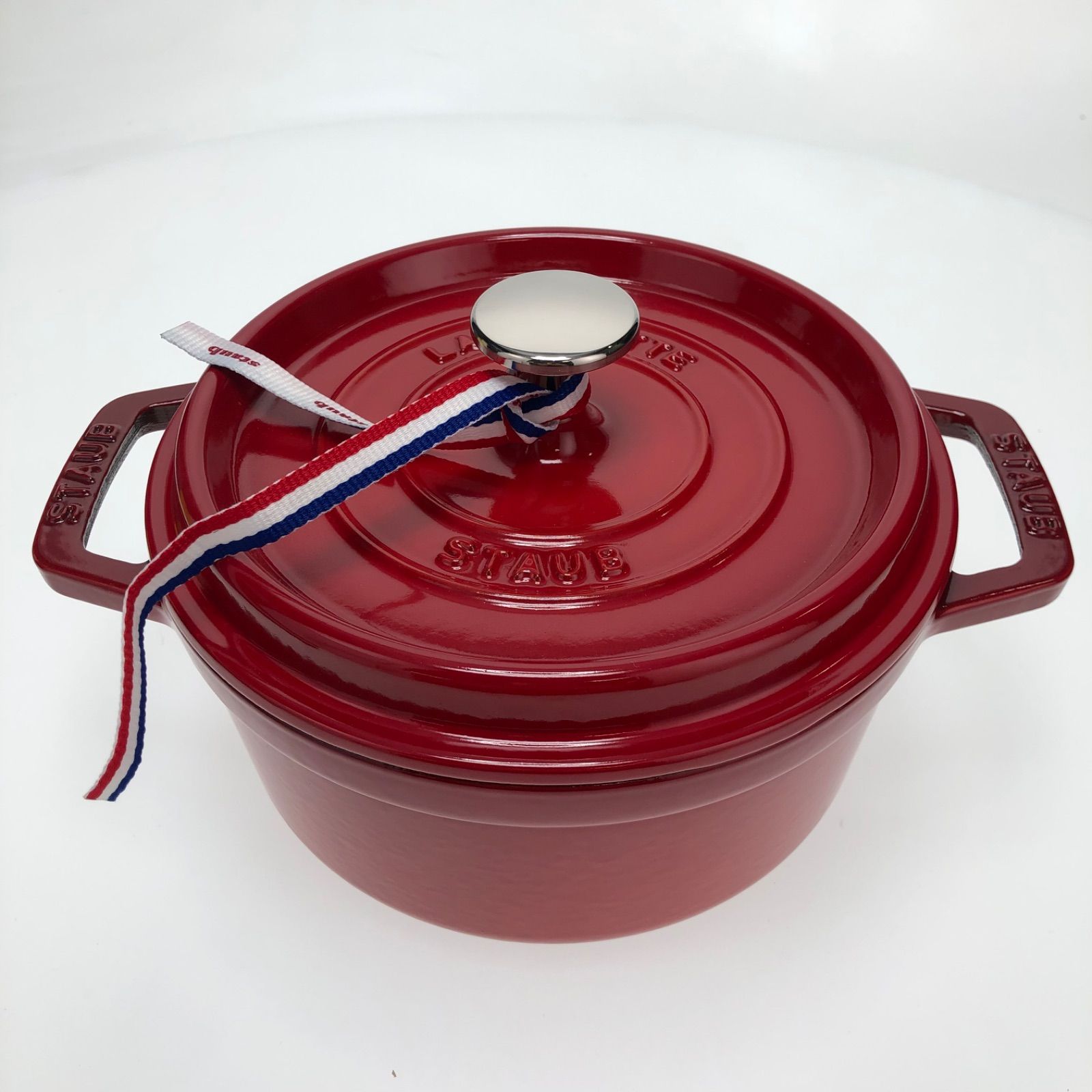 staub ストウブ ピコ ココット ラウンド チェリー 18cm 両手 鋳物 