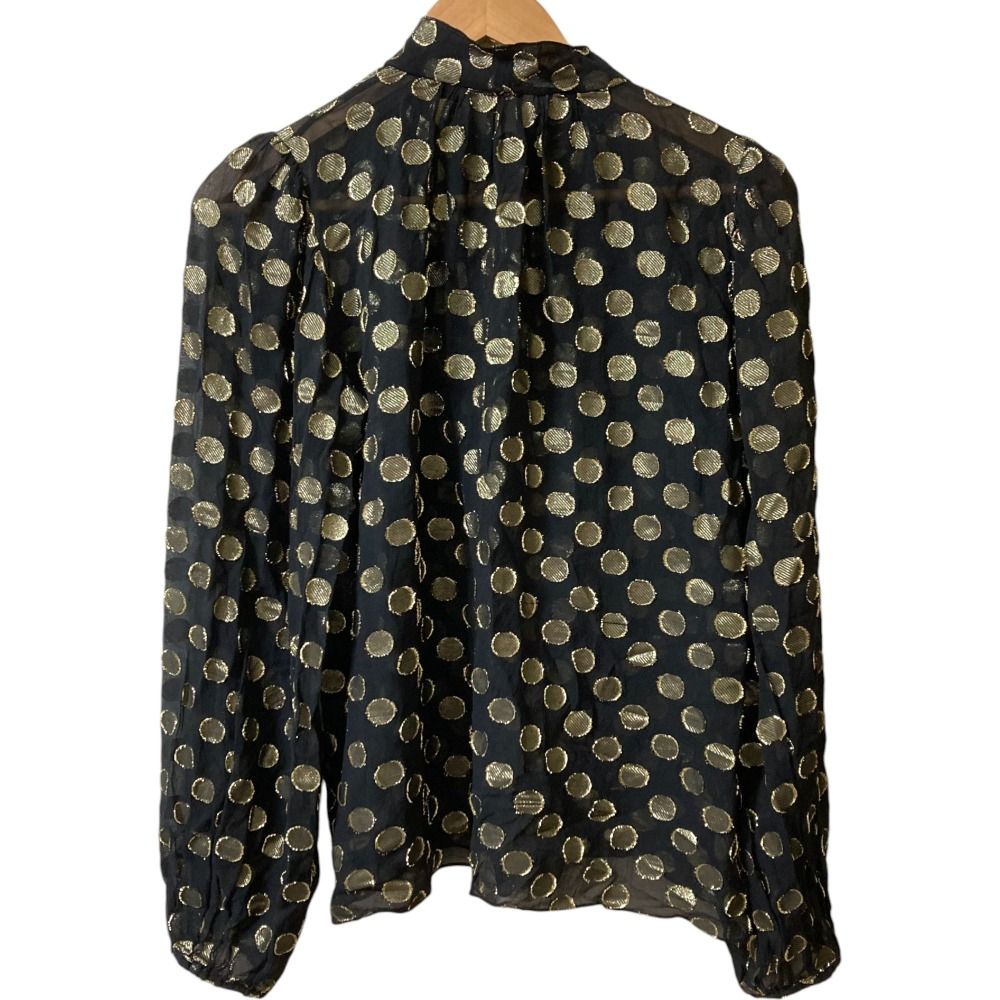 良品 DOLCE&GABBANA ドルチェアンドガッバーナ ドット シルク シアー  