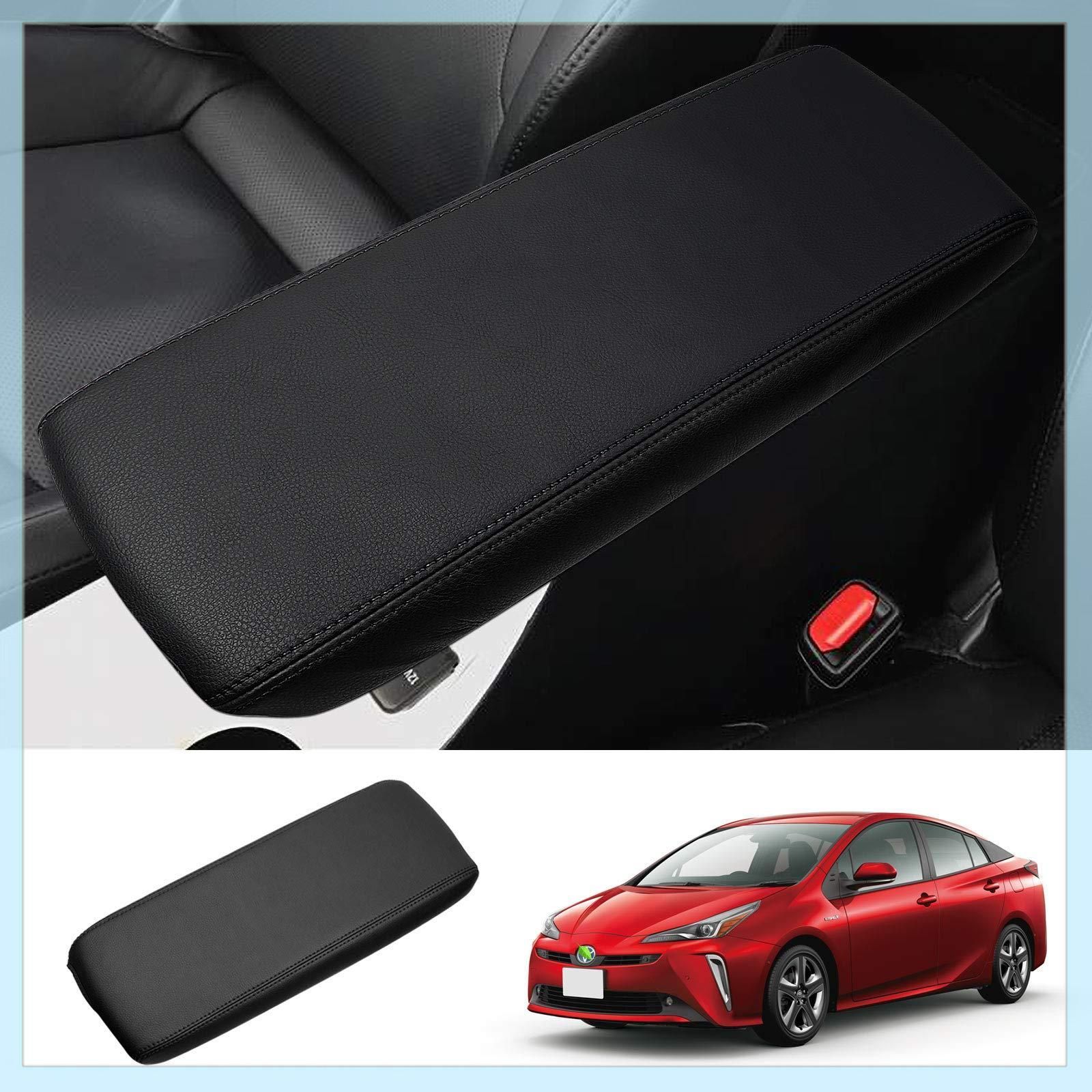 Cartist トヨタ プリウス 50系 アームレストカバー PRIUS 前期/後期 H27.12-現行 PHV ZVW52 コンソールボックス保護カバー 専用設計 保護カバー 汚れ防止 レザー 内装 アクセサリー カスタム パーツ カ